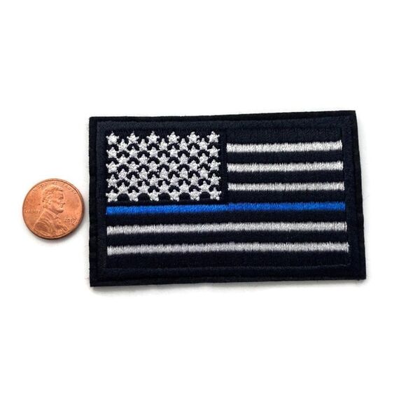 Blue Lives Matter Embroidered Patch - Picture 2 of 3